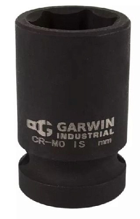 Головка торцевая ударная 1/2" 18 мм, 6 гр. GARWIN Головка торцевая ударная 1/2" 18 мм, 6 гр. GARWIN