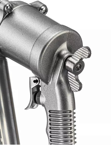 Шприц для смазки пневматический 400 мл, 6.2 бар, регулируемая ручка RUNTEC Шприц для смазки пневматический 400 мл, 6.2 бар, регулируемая ручка RUNTEC