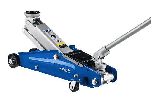 Домкрат подкатной 3 т 130-410 мм поворотная ручка ЗУБР Профессионал Домкрат подкатной 3 т 130-410 мм поворотная ручка ЗУБР Профессионал