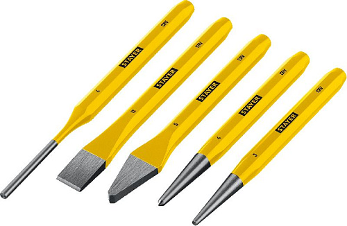 Набор ударно-режущего инструмента 5 предм. STAYER HERCULES Набор ударно-режущего инструмента 5 предм. STAYER HERCULES