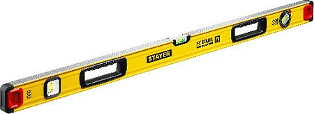 Уровень 600 мм усиленный профиль, магнитный уровень с поворотным глазком STAYER PRO STABIL Уровень 600 мм усиленный профиль, магнитный уровень с поворотным глазком STAYER PRO STABIL