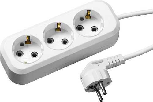 Удлинитель бытовой ПВС 5 м, 3 гнезда, 3*0,75 кв.мм, 2200 Вт СИБИН У-30 Удлинитель бытовой ПВС 5 м, 3 гнезда, 3*0,75 кв.мм, 2200 Вт СИБИН У-30