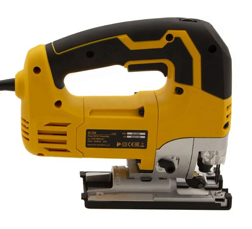 Лобзик 750 Вт, глуб. 110 мм, 1100-3000 ход/мин Denzel JS-110 Лобзик 750 Вт, глуб. 110 мм, 1100-3000 ход/мин Denzel JS-110