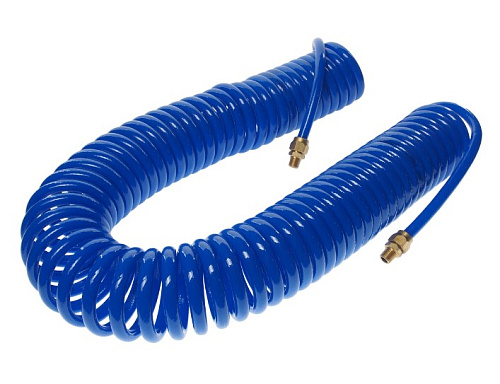 Шланг спиральный воздушный 15 м (8*12 мм) с резьбовыми наконечниками 1/4" (папа) на обоих концах JTC Шланг спиральный воздушный 15 м (8*12 мм) с резьбовыми наконечниками 1/4" (папа) на обоих концах JTC