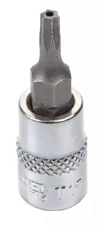 Головка торцевая со вставкой torx с отверстием 1/4" T15H, 37 мм Licota Головка торцевая со вставкой torx с отверстием 1/4" T15H, 37 мм Licota