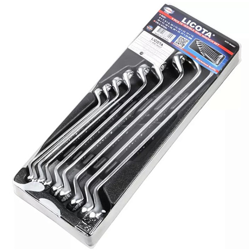 Набор ключей накидных 6-24 мм (9 предм) в ложементе ПВХ Licota Набор ключей накидных 6-24 мм (9 предм) в ложементе ПВХ Licota