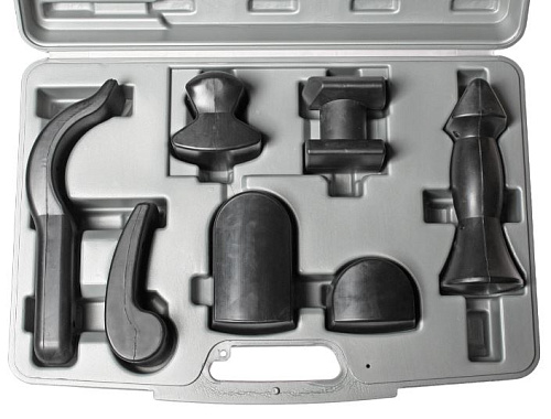 Набор оправок рихтовочных прорезиненных 7 предметов JTC Набор оправок рихтовочных прорезиненных 7 предметов JTC