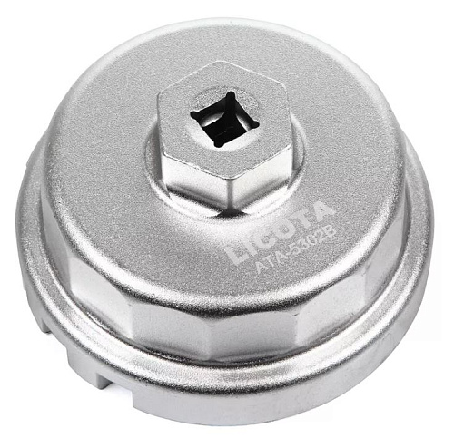 Съемник масляных фильтров чашка 64,5 мм, 14 гр., 3/8" Toyota/Lexus Licota Съемник масляных фильтров чашка 64,5 мм, 14 гр., 3/8" Toyota/Lexus Licota