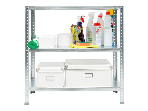 Стеллаж металлический ES 75KD/75x30/3 оцинкованный Стеллаж металлический ES 75KD/75x30/3 оцинкованный