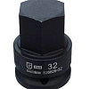 Головка торцевая ударная HEX 3/4", 32 мм, L=60 мм Garwin Головка торцевая ударная HEX 3/4", 32 мм, L=60 мм Garwin