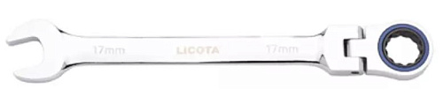 Ключ комбинированный трещоточный 12*12 шарнирный 72 зуба CrV Licota Ключ комбинированный трещоточный 12*12 шарнирный 72 зуба CrV Licota