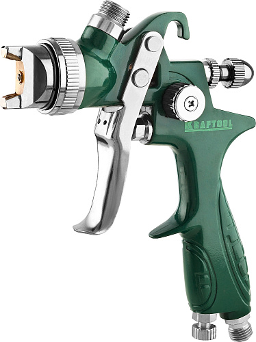Краскопульт с верхним бачком 600 мл, HVLP, дюза 1,4 мм KRAFTOOL AirKraft Краскопульт с верхним бачком 600 мл, HVLP, дюза 1,4 мм KRAFTOOL AirKraft