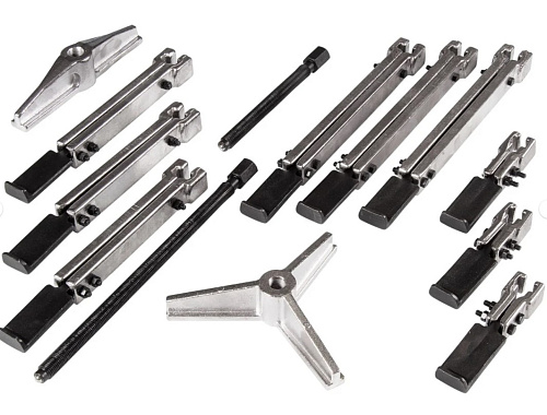 Набор съемников раздвижных со сменными захватами (100, 200, 250 мм) AFFIX Набор съемников раздвижных со сменными захватами (100, 200, 250 мм) AFFIX