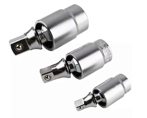 Набор карданов 1/4", 3/8", 1/2" шарнирных 3 шт GARWIN Набор карданов 1/4", 3/8", 1/2" шарнирных 3 шт GARWIN