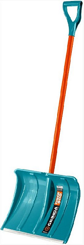 Лопата снеговая пластик 500 мм алюм. планка, особо прочный черенок, V-ручка GRINDA FIBER-500 Лопата снеговая пластик 500 мм алюм. планка, особо прочный черенок, V-ручка GRINDA FIBER-500