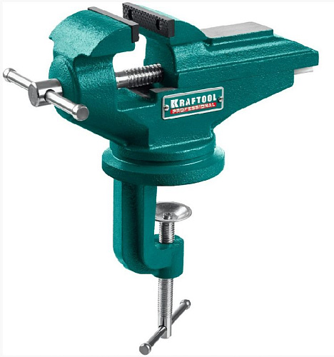 Тиски слесарные 65 мм прецизионные на струбцине KRAFTOOL Mini Тиски слесарные 65 мм прецизионные на струбцине KRAFTOOL Mini