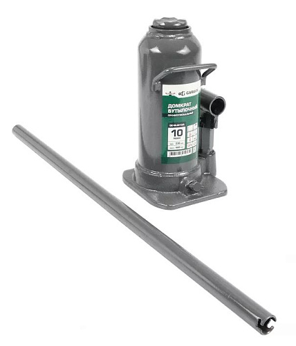 Домкрат бутылочный 10 т 230-476 мм профессиональный GARWIN Домкрат бутылочный 10 т 230-476 мм профессиональный GARWIN