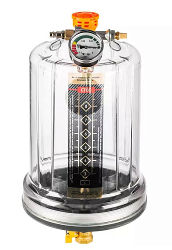 Установка маслосборная 80 л с колбой, воронкой и щупами, нержавейка RUNTEC RT-SS0582 Установка маслосборная 80 л с колбой, воронкой и щупами, нержавейка RUNTEC RT-SS0582