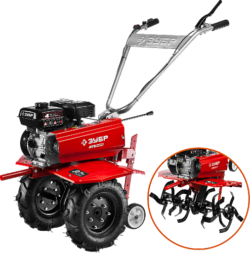 Мотоблок бензиновый с понижающей передачей ЗУБР 212 см3 Мотоблок бензиновый с понижающей передачей ЗУБР 212 см3