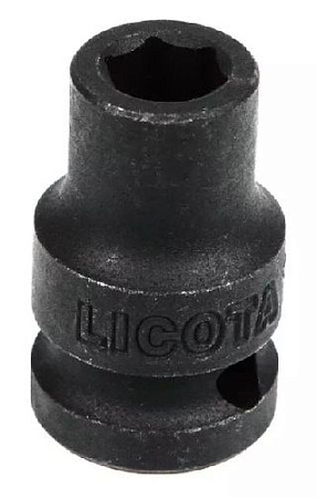 Головка торцевая ударная 1/2" 13 мм, 6 гр., CrMo Licota Головка торцевая ударная 1/2" 13 мм, 6 гр., CrMo Licota