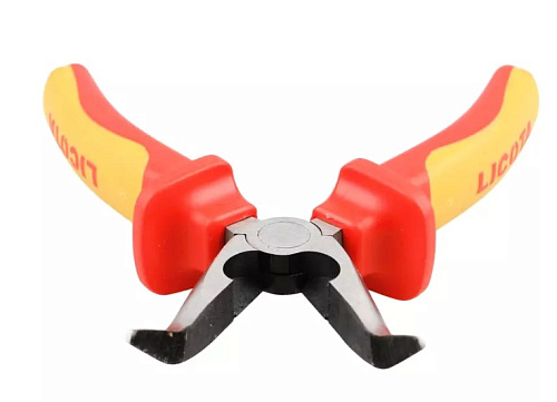 Длинногубцы диэлектрические 160 мм загнутые VDE (до 1000В) Licota Длинногубцы диэлектрические 160 мм загнутые VDE (до 1000В) Licota