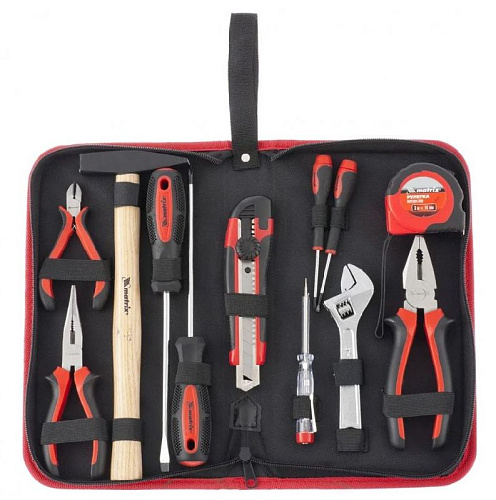 Набор слесарно-монтажного инструмента 12 предм. MATRIX Набор слесарно-монтажного инструмента 12 предм. MATRIX