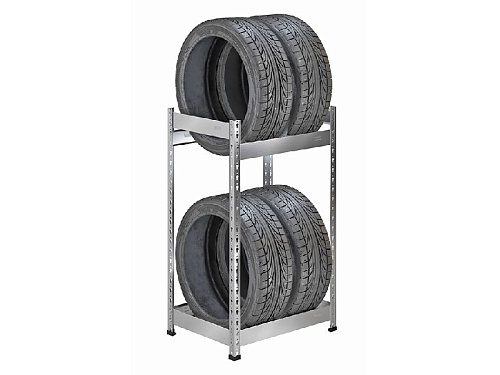 Стеллаж для хранения 4 шин оцинкованный SB 1153х688х525 Стеллаж для хранения 4 шин оцинкованный SB 1153х688х525