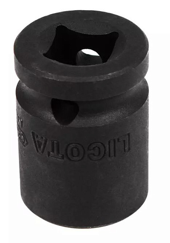 Головка торцевая ударная 3/8" 19 мм, 6 гр., CrMo Licota Головка торцевая ударная 3/8" 19 мм, 6 гр., CrMo Licota