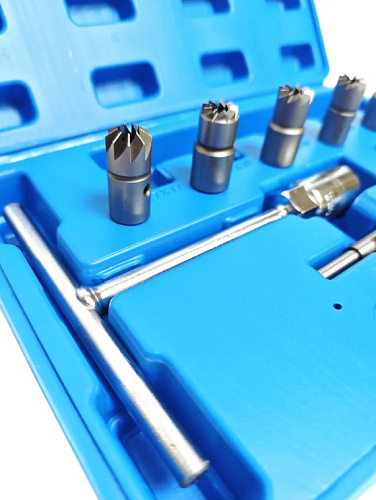 Набор для чистки и восстановления посадочных мест дизельных форсунок 7 предм МАЯКАВТО™ Набор для чистки и восстановления посадочных мест дизельных форсунок 7 предм МАЯКАВТО™