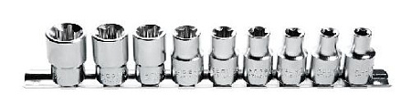 Набор головок торцевых E10-E24,TORX, 1/2", 9 шт.на линейке HOEGERT Набор головок торцевых E10-E24,TORX, 1/2", 9 шт.на линейке HOEGERT