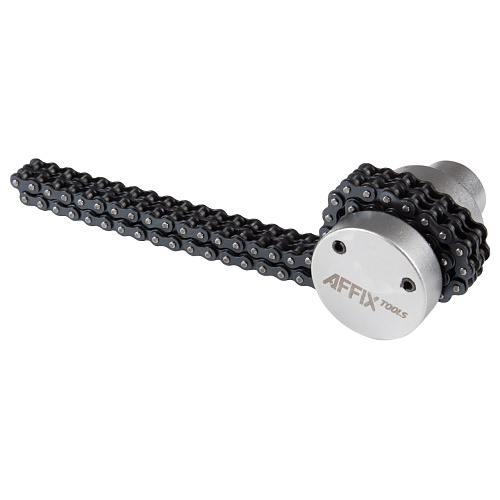 Съемник масляных фильтров цепной 60-115 мм под вороток 1/2" AFFIX Съемник масляных фильтров цепной 60-115 мм под вороток 1/2" AFFIX