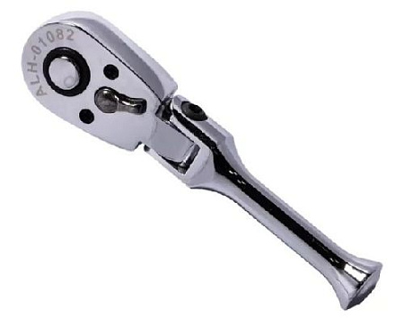 Трещотка 1/4" 96 мм, z=48 шарнирная с металлической ручкой CrV Licota Трещотка 1/4" 96 мм, z=48 шарнирная с металлической ручкой CrV Licota