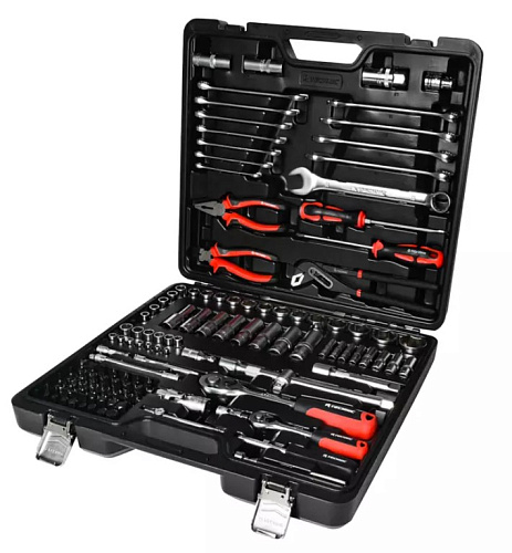 Набор инструмента 121 предм. (1/4", 1/2") кейс RUNTEC TECHNIC Набор инструмента 121 предм. (1/4", 1/2") кейс RUNTEC TECHNIC