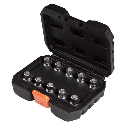 Набор головок для секреток колесных дисков BMW 10 предм. AFFIX Набор головок для секреток колесных дисков BMW 10 предм. AFFIX