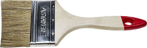 Кисть плоская 75 мм (3") натуральная щетина, деревянная ручка STAYER Кисть плоская 75 мм (3") натуральная щетина, деревянная ручка STAYER