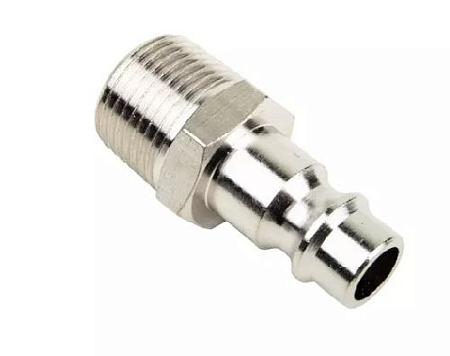 Пневморазъём "папа" - внешняя резьба 3/8" латунь GARWIN Пневморазъём "папа" - внешняя резьба 3/8" латунь GARWIN