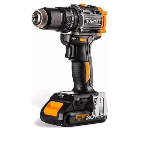 Дрель-шуруповерт аккумуляторная ударная 20 В, 60 Нм, 2*2 Ач, бесщеточный двиг. RUNTEC PRO Дрель-шуруповерт аккумуляторная ударная 20 В, 60 Нм, 2*2 Ач, бесщеточный двиг. RUNTEC PRO