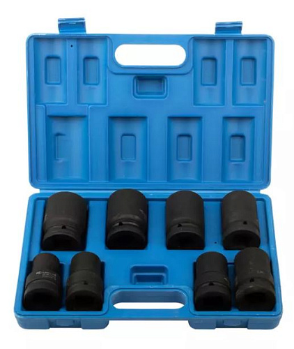 Набор головок торцевых ударных 22-41 мм (1") 8 предм, 80 мм GARWIN Набор головок торцевых ударных 22-41 мм (1") 8 предм, 80 мм GARWIN