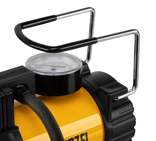 Компрессор автомобильный 7 атм, 37 л/мин, 3 насадки Denzel AC-37 Компрессор автомобильный 7 атм, 37 л/мин, 3 насадки Denzel AC-37