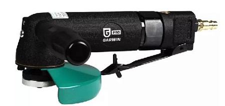 Пневмошлифмашина угловая (УШМ) 125 мм, 11000 об/мин, с рычажным включателем GARWIN Пневмошлифмашина угловая (УШМ) 125 мм, 11000 об/мин, с рычажным включателем GARWIN