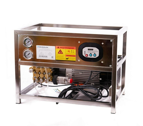 Аппарат высокого давления, 200бар, 14л/мин, 380В, 4,5кВт, 1450об/мин Rossvik Аппарат высокого давления, 200бар, 14л/мин, 380В, 4,5кВт, 1450об/мин Rossvik