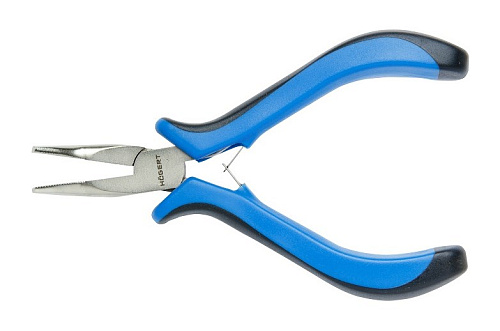 Плоскогубцы 125 мм универсальные для точной механики с изогнутыми губками HOEGERT Плоскогубцы 125 мм универсальные для точной механики с изогнутыми губками HOEGERT