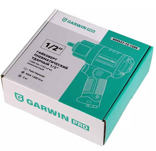 Гайковерт пневматический 1/2" 1200 Нм композитный GARWIN Гайковерт пневматический 1/2" 1200 Нм композитный GARWIN