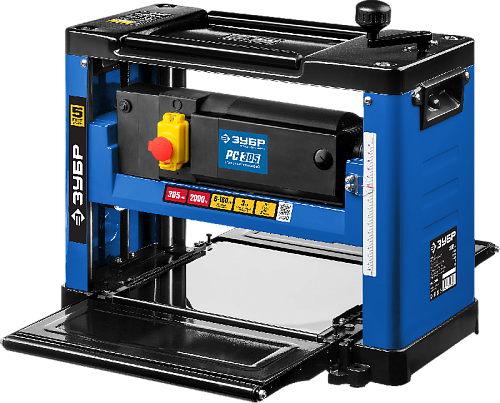 Станок рейсмусовый 2000Вт, 8000 об/мин, 6 м/мин, 2 ножа ЗУБР Станок рейсмусовый 2000Вт, 8000 об/мин, 6 м/мин, 2 ножа ЗУБР
