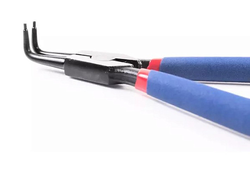 Съемник стопорных колец 240 мм разжим, загнутый диапазон захвата 40-100 мм Licota Съемник стопорных колец 240 мм разжим, загнутый диапазон захвата 40-100 мм Licota