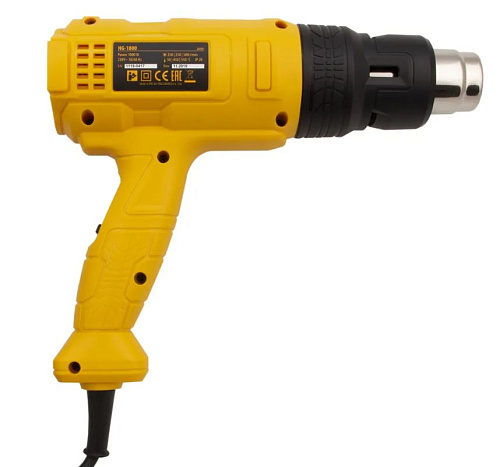 Фен технический 1800 Вт, 3 режима Denzel HG-1800 Фен технический 1800 Вт, 3 режима Denzel HG-1800