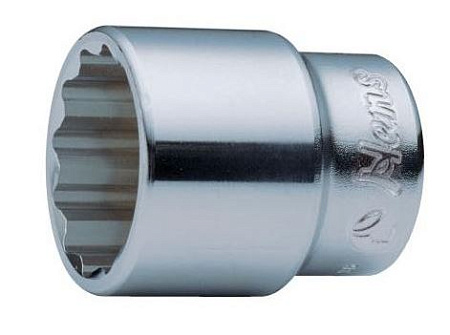 Головка торцевая 3/4" 30 мм, 12 гр., CrV HANS Головка торцевая 3/4" 30 мм, 12 гр., CrV HANS
