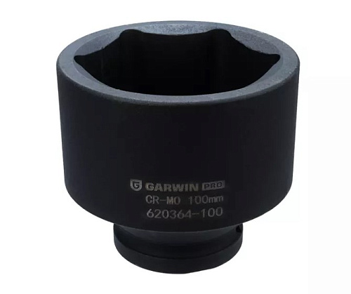 Головка торцевая ударная 1 1/2" 100 мм, 6 гр. GARWIN PRO Головка торцевая ударная 1 1/2" 100 мм, 6 гр. GARWIN PRO
