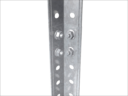 Стеллаж металлический ES 150KD/75Х30/4 оцинкованный Стеллаж металлический ES 150KD/75Х30/4 оцинкованный