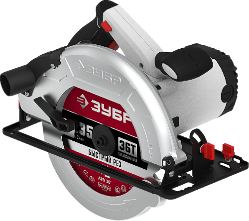 Пила дисковая 2200 Вт, 90°-85 мм, диск 235 мм, 4500 об/мин ЗУБР Пила дисковая 2200 Вт, 90°-85 мм, диск 235 мм, 4500 об/мин ЗУБР